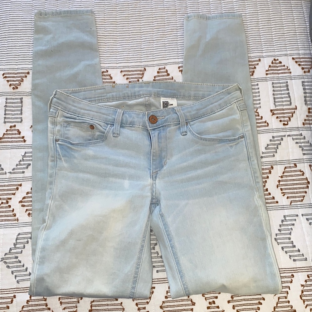 Light blue skinny jeans